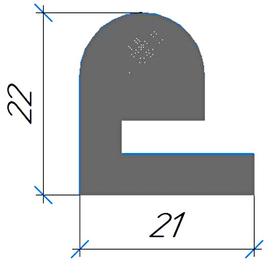 Силиконовый профиль №0753