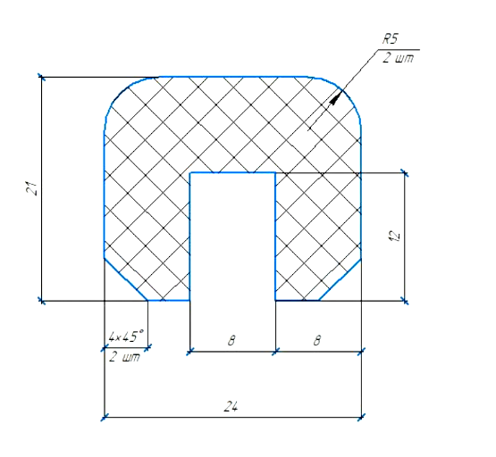Силиконовый профиль №0866