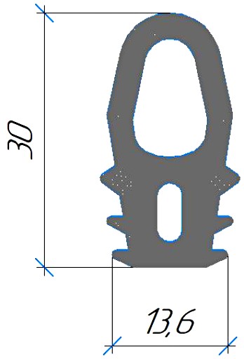 Силиконовый профиль №0664
