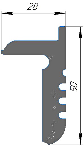 Силиконовый профиль №0275