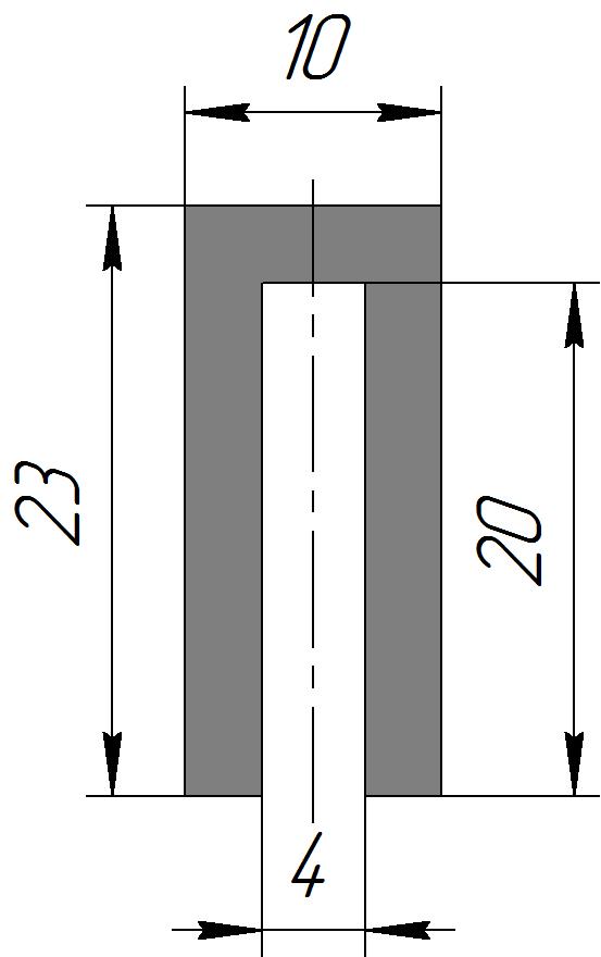 Силиконовый профиль №0141