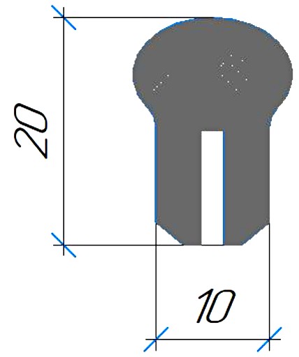 Силиконовый профиль №0635