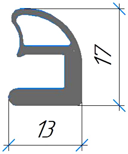 Силиконовый профиль №0593