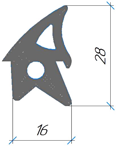 Силиконовый профиль №0604