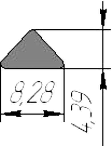 Силиконовый профиль №0098