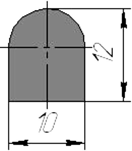 Силиконовый профиль №0083