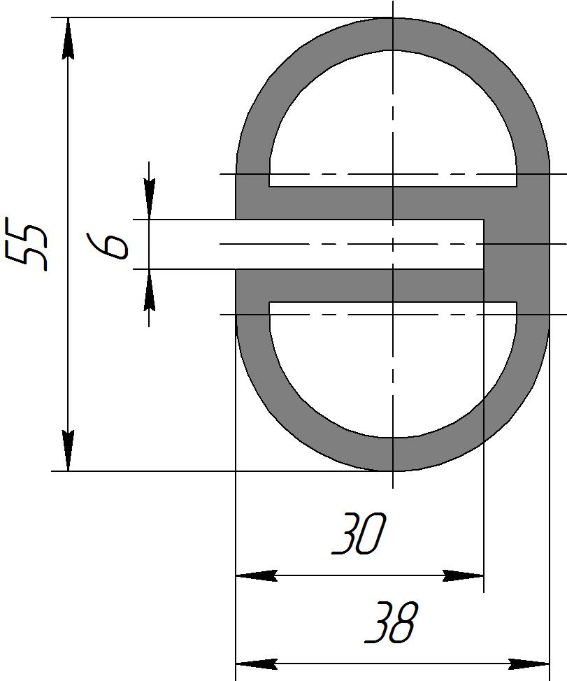Силиконовый профиль №0161