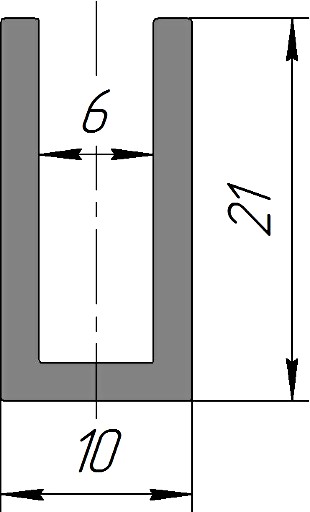 Силиконовый профиль №0199