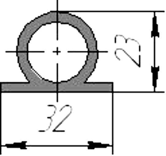 Силиконовый профиль №0093