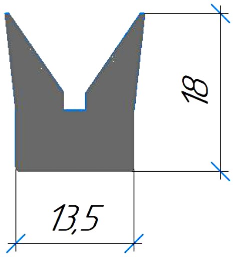 Силиконовый профиль №0507