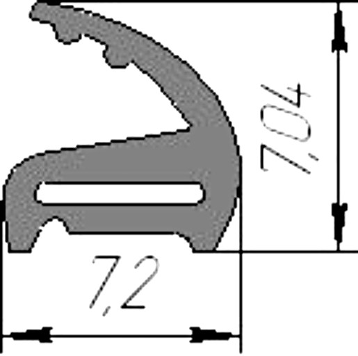 Силиконовый профиль №0001