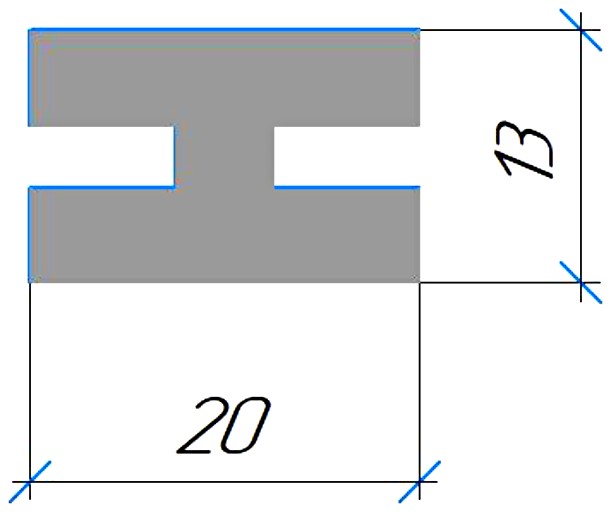 Силиконовый профиль №0382