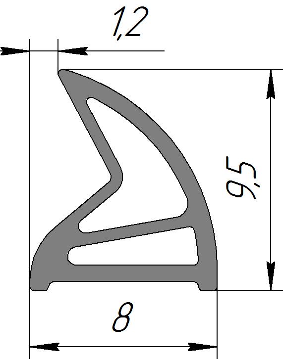 Силиконовый профиль №0139