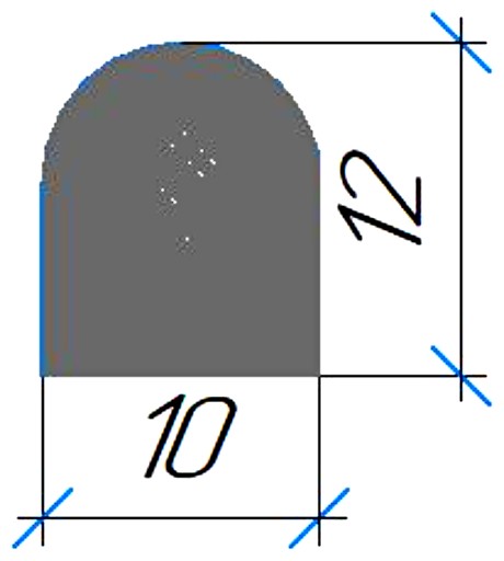 Силиконовый профиль №0745