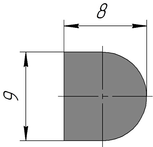 Силиконовый профиль №0259