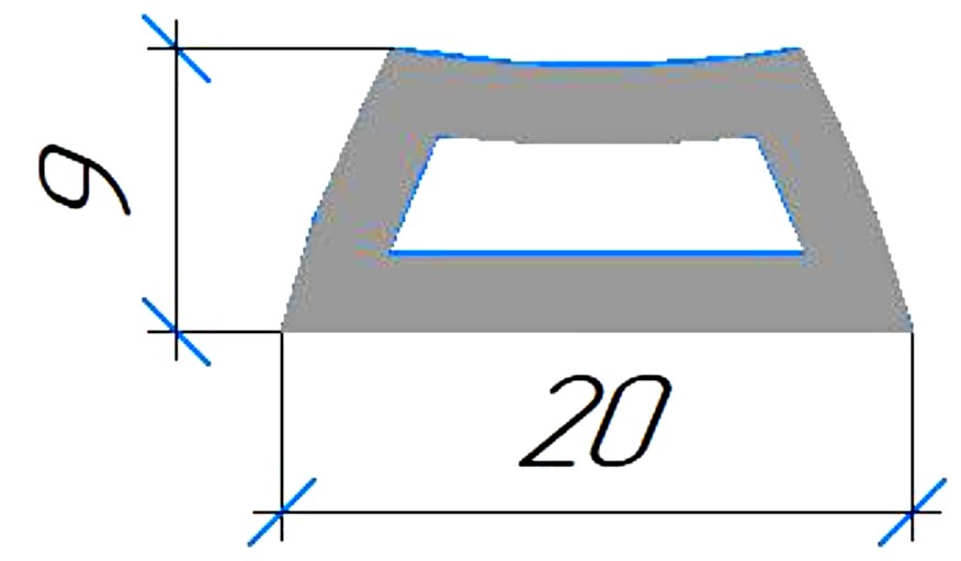 Силиконовый профиль №0381