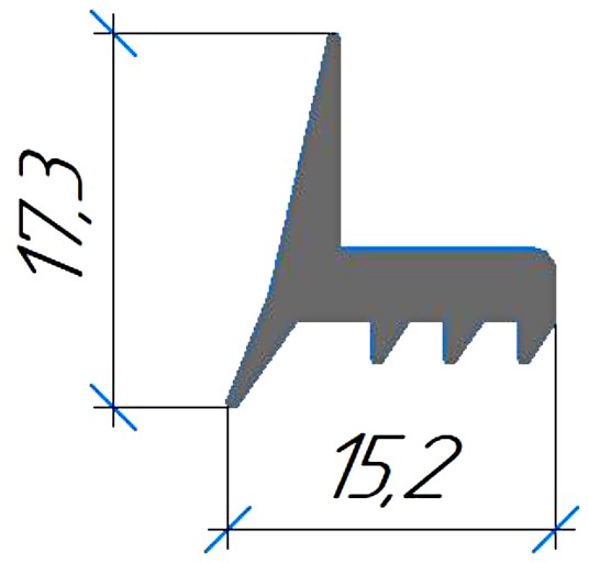 Силиконовый профиль №0678