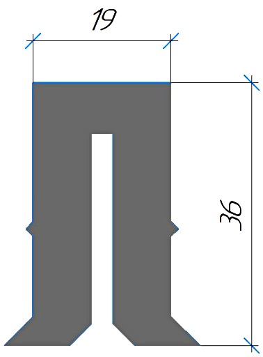 Силиконовый профиль №0551
