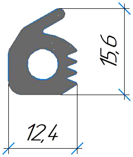 Силиконовый профиль №0555