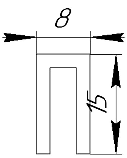 Силиконовый профиль №0271