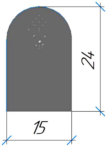 Силиконовый профиль №0638