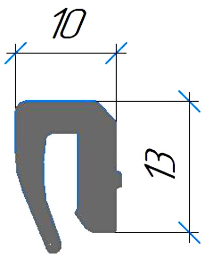 Силиконовый профиль №0742