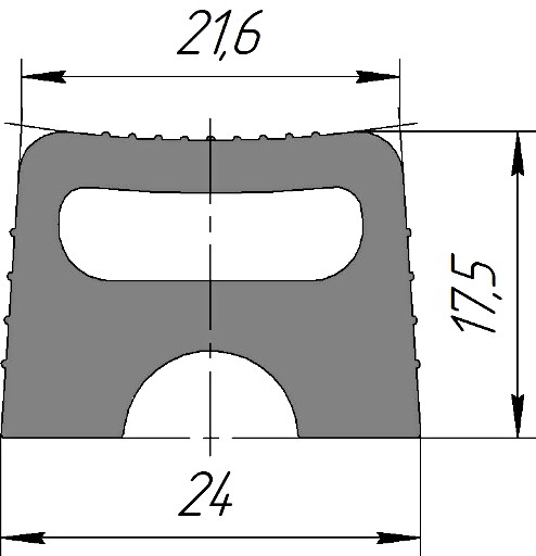 Силиконовый профиль №0254