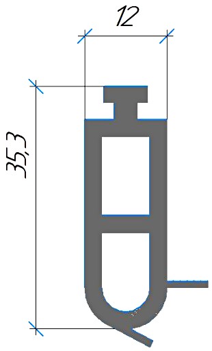 Силиконовый профиль №0652