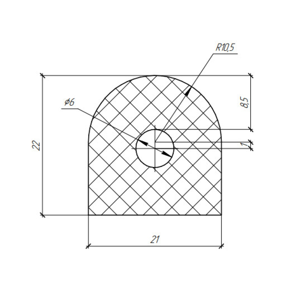 Силиконовый профиль №0794