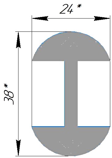 Силиконовый профиль №0446