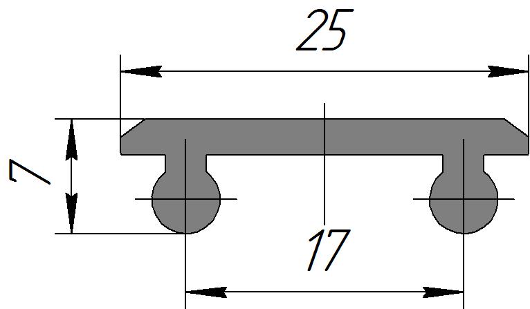 Силиконовый профиль №0159