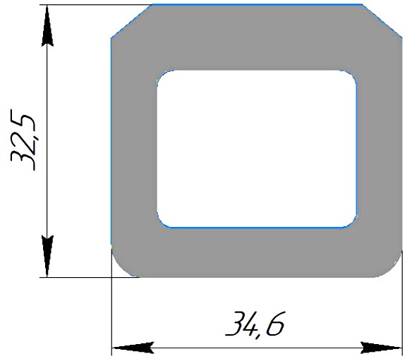Силиконовый профиль №0487