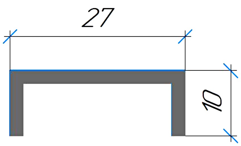 Силиконовый профиль №0516
