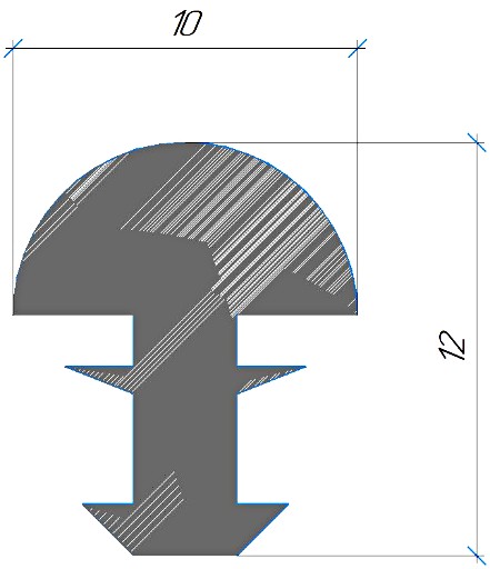 Силиконовый профиль №0492