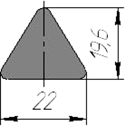 Силиконовый профиль №0034