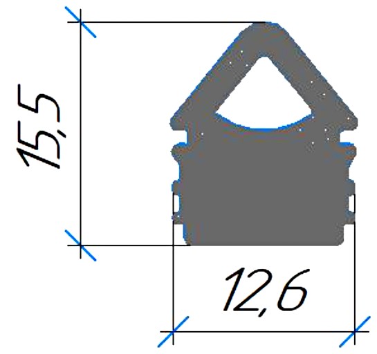 Силиконовый профиль №0534