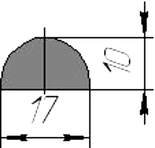 Силиконовый профиль №0045