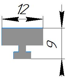Силиконовый профиль №0413
