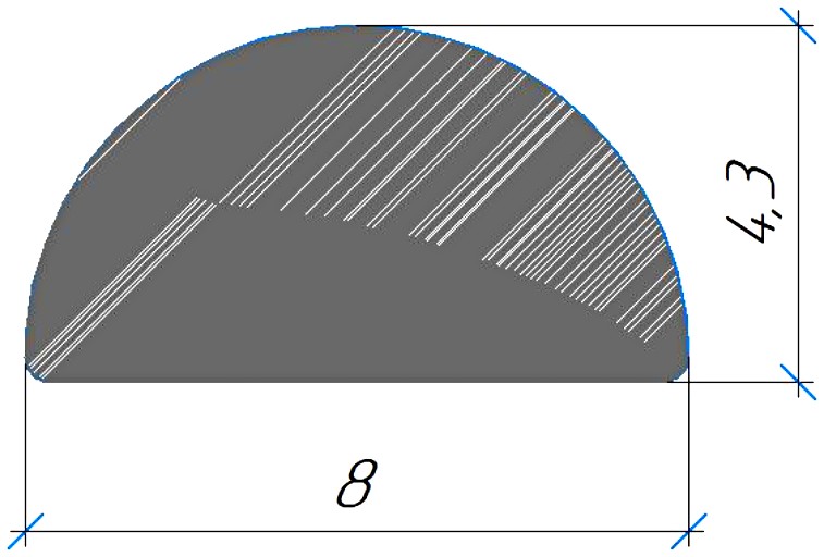 Силиконовый профиль №0489