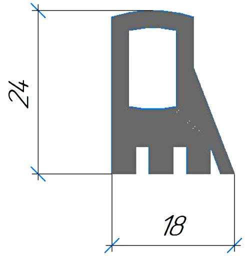 Силиконовый профиль №0567