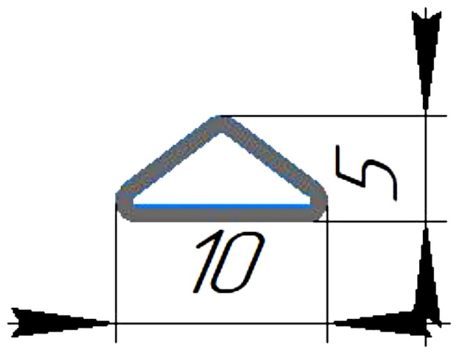 Силиконовый профиль №0316