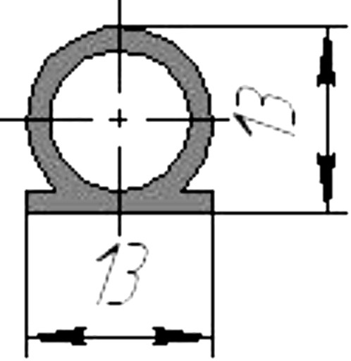 Силиконовый профиль №0067