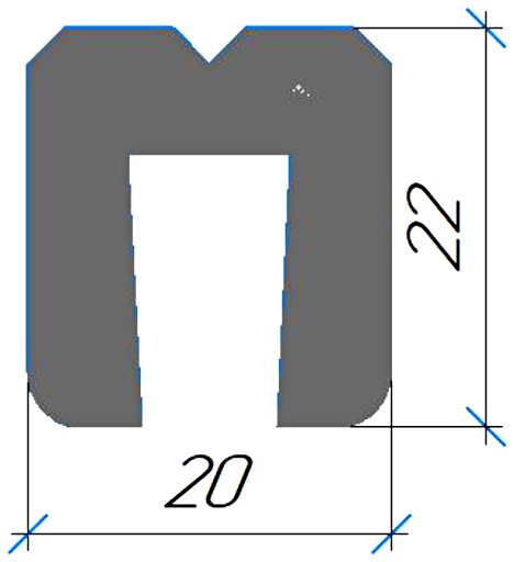 Силиконовый профиль №0607