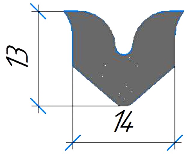 Силиконовый профиль №0705