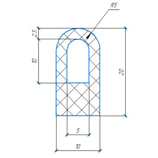 Силиконовый профиль №0958