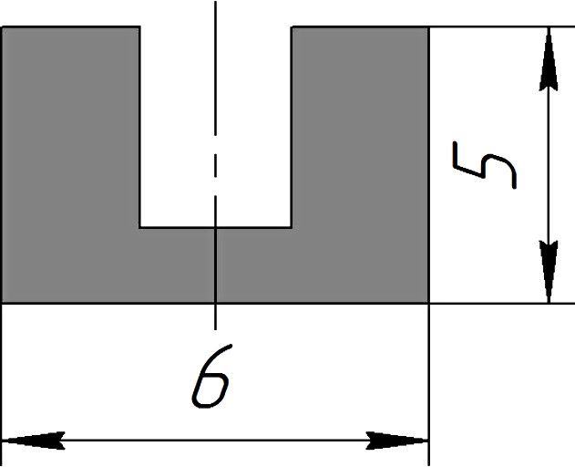 Силиконовый профиль №0267