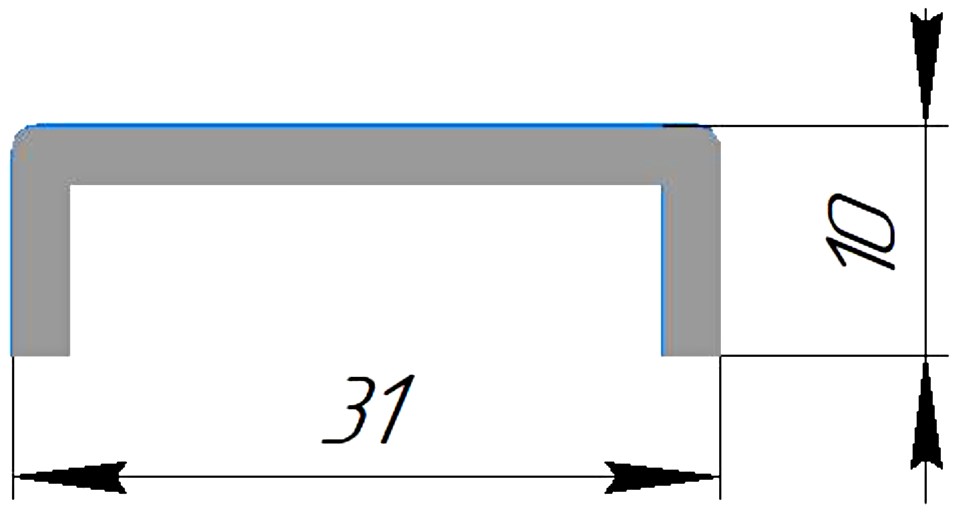 Силиконовый профиль №0472
