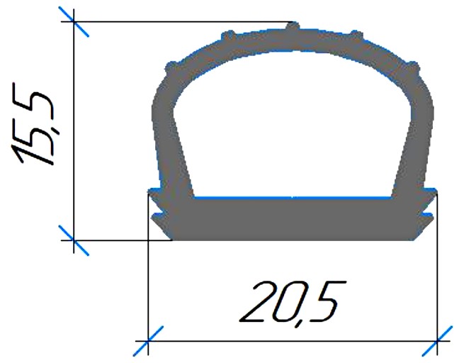 Силиконовый профиль №0669