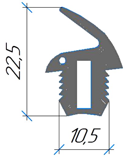 Силиконовый профиль №0297