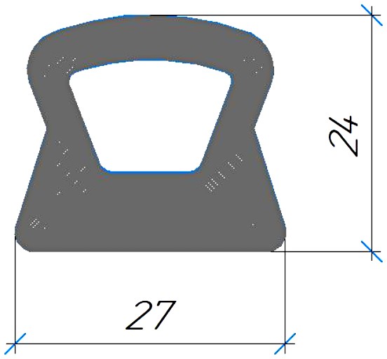 Силиконовый профиль №0619